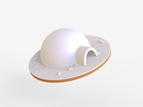 Toon Igloo 3D 模型