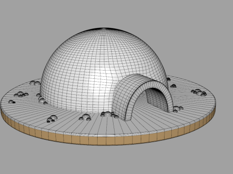 Toon Igloo 3D 模型