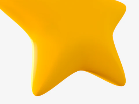 Toon Star 3D Model