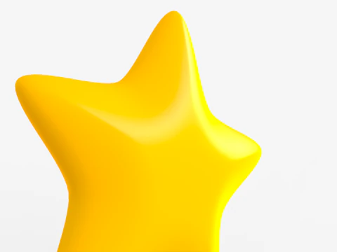 Toon Star 3D Model