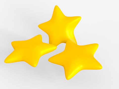 Toon Star 3D Model