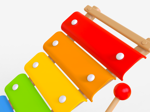 Toon Xylophon 3D 模型