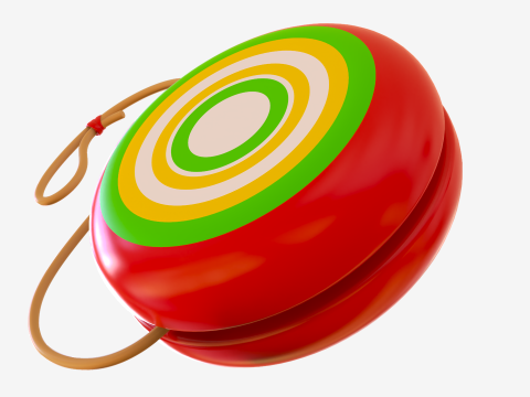 Toon Yoyo Modelo 3D