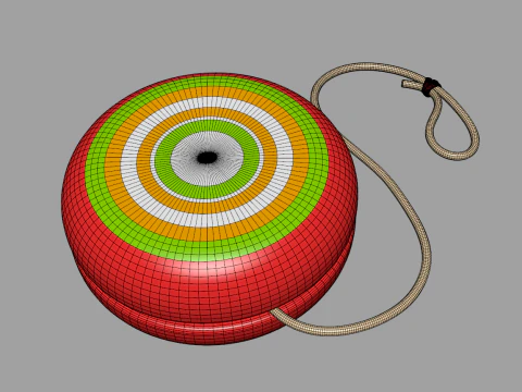Toon Yoyo 3D Model