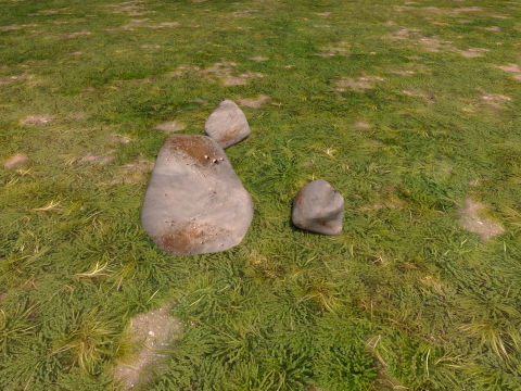 Trees Background 3D 模型