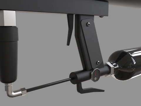 Camiseta Canh&atilde;o Modelo 3D