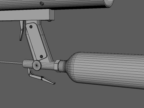 Camiseta Canh&atilde;o Modelo 3D