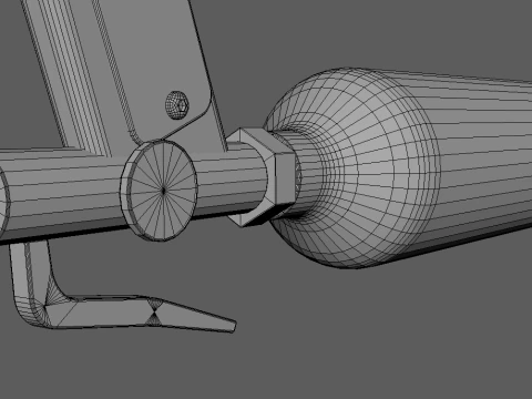 Camiseta Canh&atilde;o Modelo 3D