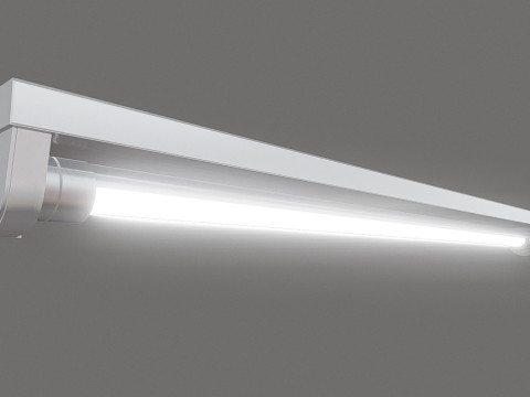 Tube Fluorescent Light 1 Meter long Modello 3D