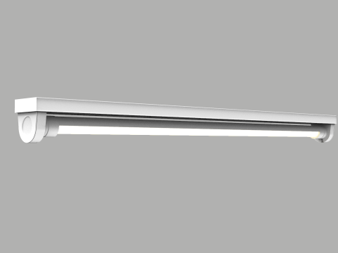 Tube Fluorescent Light 1 Meter long 3D 모델