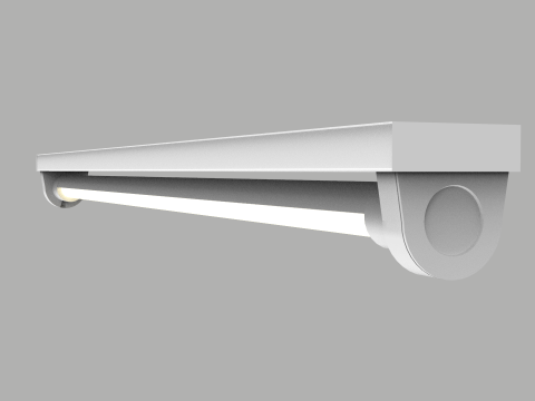 Tube Fluorescent Light 1 Meter long 3D 모델