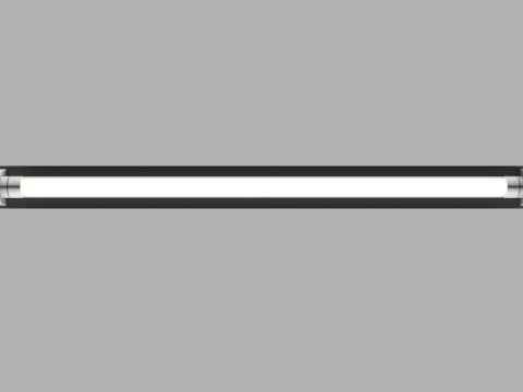 Tube Fluorescent Light 1 Meter long 3D 모델