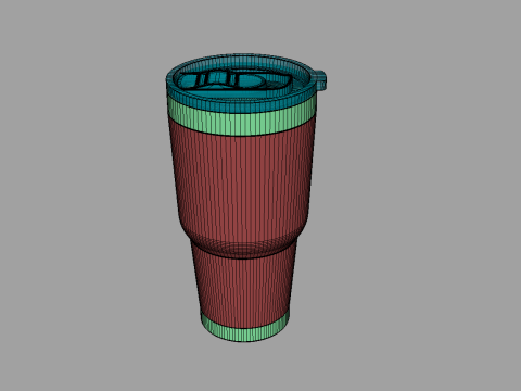 Tumbler Cup 30oz 3D Model