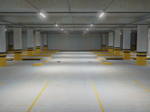 Underground Parking 3D Модель