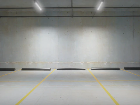 Underground Parking 3D Model