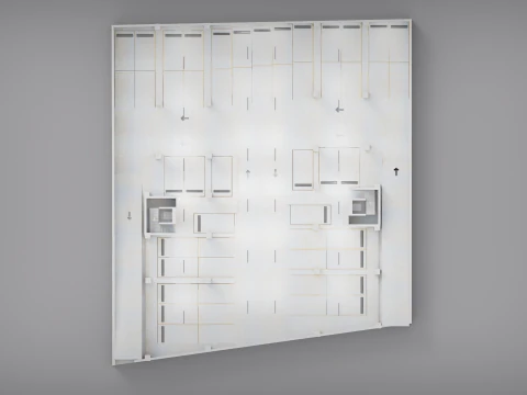 Underground Parking 3D Model