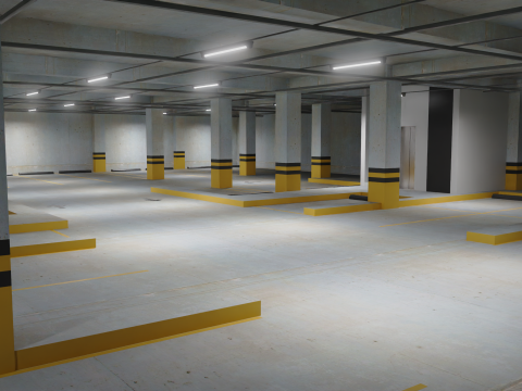 Underground Parking 3D 模型