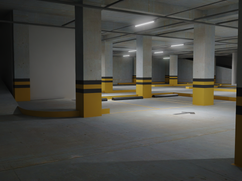 Underground Parking 3D 模型