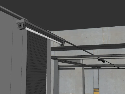 Underground Parking 3D Model