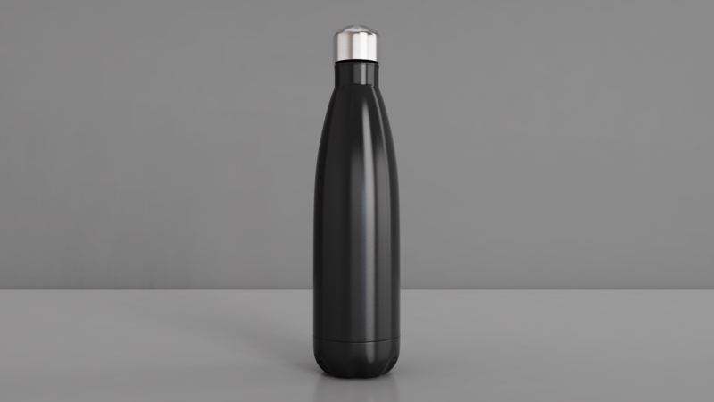 Vacuum Bottle 3D 模型 .c4d .max .obj .3ds .fbx .stl .blend 
