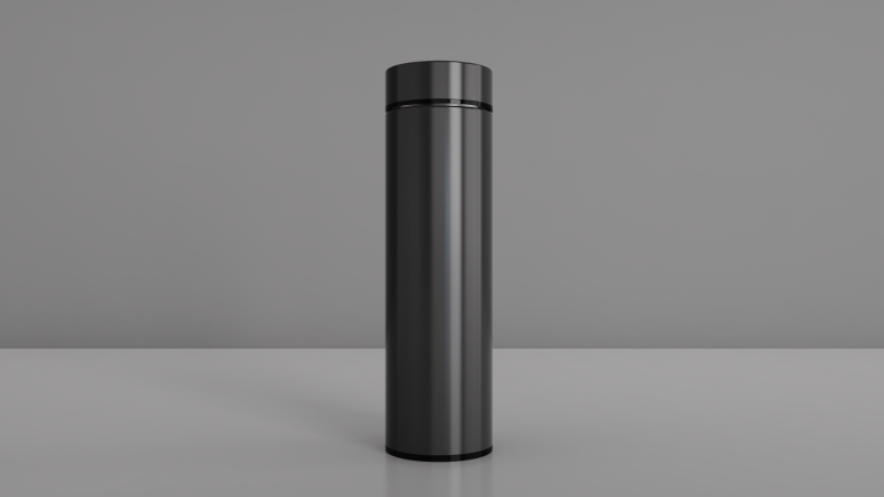Vacuum Flask Thermal Cup With Strainer Model 3D .c4d .max .obj .3ds .fbx .stl .blend 