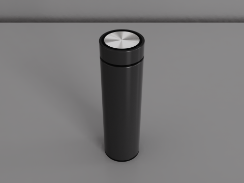 Vacuum Flask Thermal Cup With Strainer Model 3D