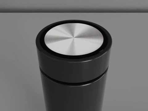 Vacuum Flask Thermal Cup With Strainer 3D Model