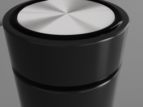 Vacuum Flask Thermal Cup With Strainer Model 3D