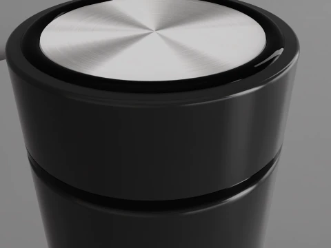 Vacuum Flask Thermal Cup With Strainer 3D Model