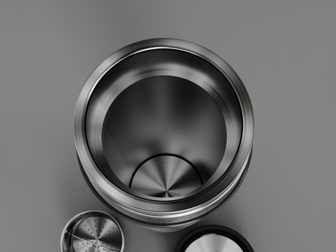 Vacuum Flask Thermal Cup With Strainer Model 3D