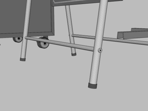 Valet Parking With Umbrella 2 Modelo 3D
