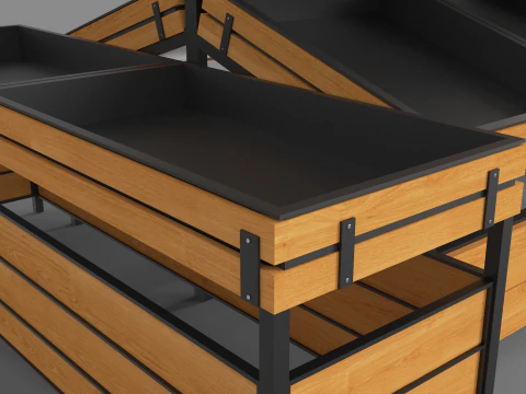 Vegetables Display Stand 3D Model
