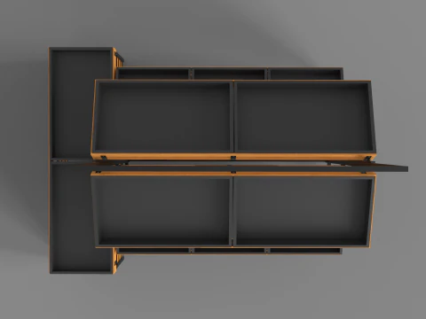 Vegetables Display Stand 3D Model