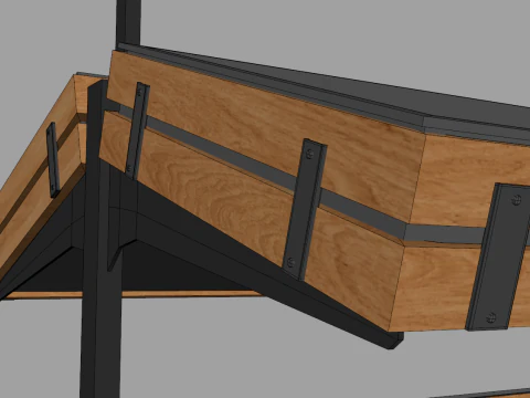 Vegetables Display Stand 3D Model