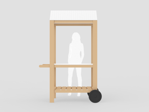 Vendor Cart Modelo 3D