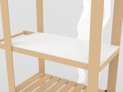 Vendor Cart 3D Model