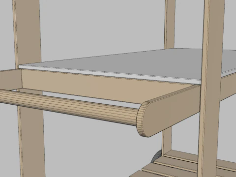 Vendor Cart 3D Model