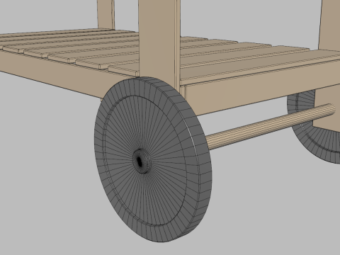 Vendor Cart Modelo 3D