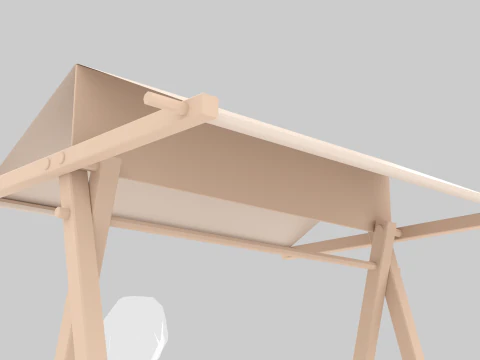 Vendor Display Stand 3D Model