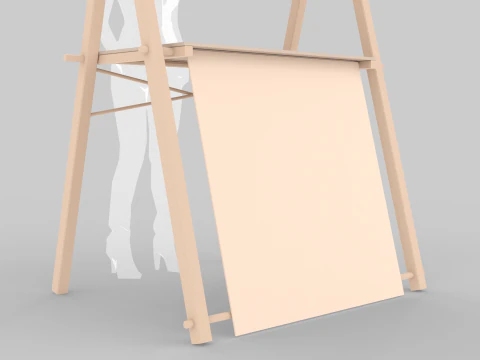 Vendor Display Stand 3D Model