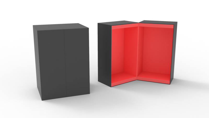 Vertical Magnetic Box 3D 모델 .c4d .max .obj .3ds .fbx .stl .blend 
