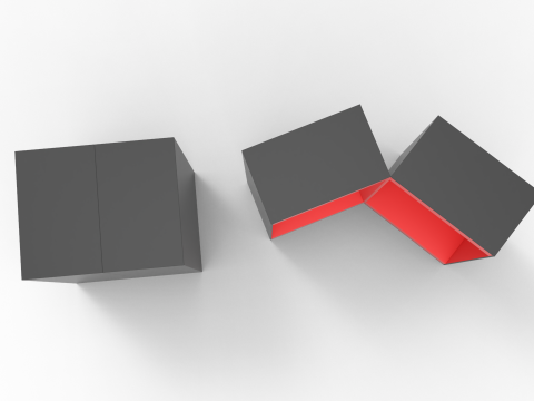 Vertical Magnetic Box 3D 모델