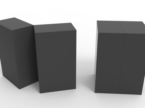 Vertical Magnetic Box 3D 모델