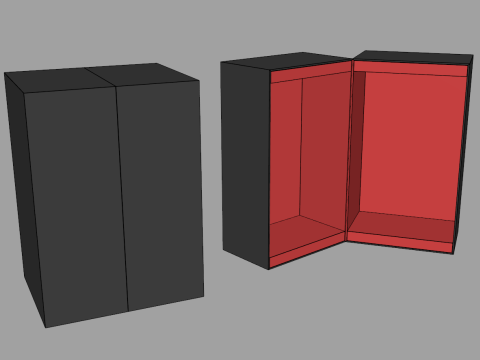 Vertical Magnetic Box 3D 모델