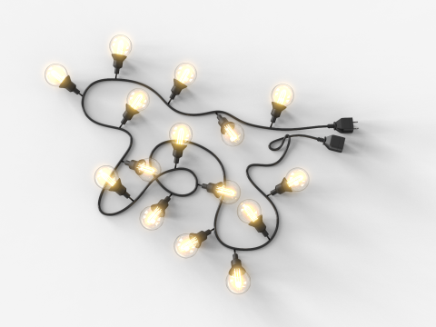 Vintage Lights Modelo 3D