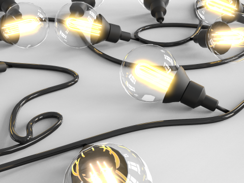 Vintage Lights Modelo 3D