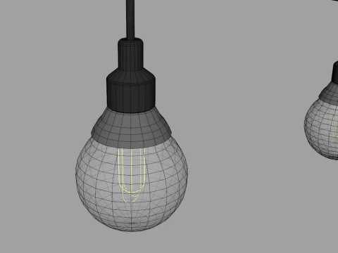 Stringa di luci vintage Modello 3D