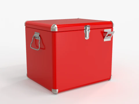 Vintage Metallk&uuml;hler 3D Modell