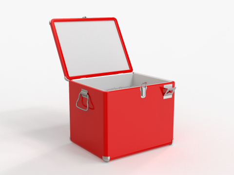 Pendingin Logam Antik Model 3D