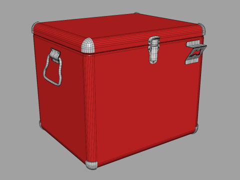 Pendingin Logam Antik Model 3D